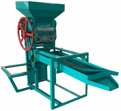 เครื่องปอกเปลือกกาแฟสด รุ่นใหญ่เสริมตะแกรง